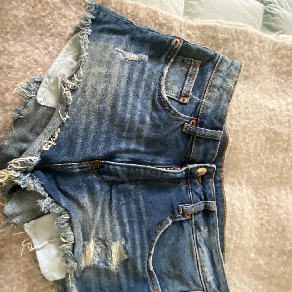 High Waisted Jean Shorts